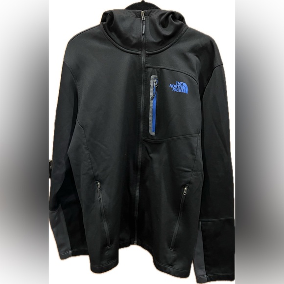 The North Face Other - The North Face Men's Black Performance Jacket with Blue Accents